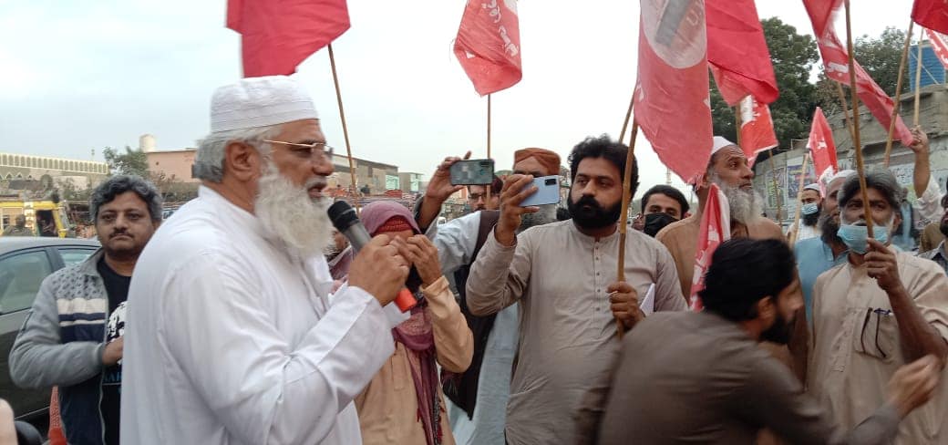 Karachi: Workers protested for the implementation of Rs.25,000 minimum wage