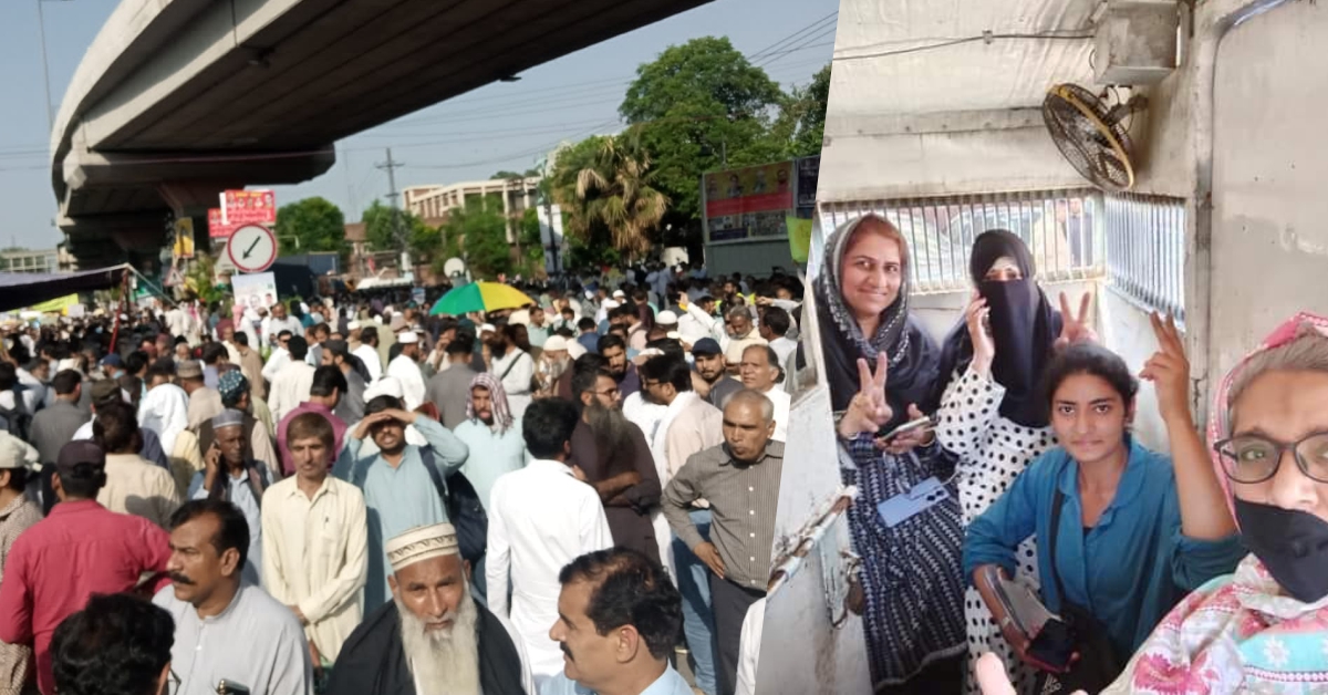 Lahore: State coercion unacceptable on the sit-in organised by AGEGA for the approval of government employees’ demands!